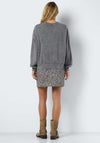 Noisy May Robin Acid Wash Sweatshirt, Grey