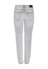 Noisy May Moni Slim Fit Straight Leg Jeans, Light Grey Denim