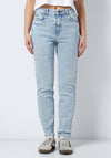 Noisy May Moni High Waist Jeans, Light Blue