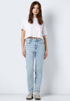 Noisy May Moni High Waist Jeans, Light Blue