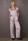 NU Denmark Valina Satin Top, Dusty Purple