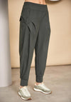 Naya Cuffed Leg Casual Trousers, Green