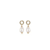 Newbridge Silverware Sappho Baroque Pearl Earrings, Gold