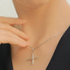 Newbridge St Brigid’s Cross Small Pendant Necklace, Silver