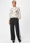 Object Erika Embellished Crochet Blouse, Cream