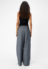 Object Lesli Wide Leg Trousers, Grey