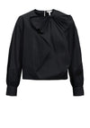 Object Giselle Long Sleeve Blouse, Black