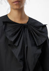 Object Giselle Long Sleeve Blouse, Black