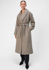 Object Pisa Long Wool Blend Coat, Taupe