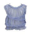 Object Tulle Tie Front Top, Brunnera Blue