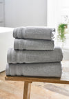 The Lyndon Company Oasis Soft Towel, Dark Grey