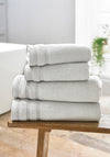 The Lyndon Company Oasis Soft Towel, Light Grey