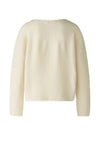 Oui Subtle Sequin Shimmer Knit Sweater, Eggnog