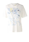 Oui Model Outline T-Shirt, White