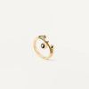 PDPAOLA Berlin Ball Charm Ring, Gold