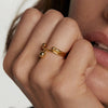 PDPAOLA Berlin Ball Charm Ring, Gold