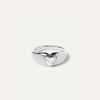 PDPAOLA Bright Heart Ring, Silver