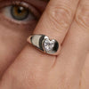 PDPAOLA Bright Heart Ring, Silver