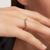 PDPAOLA Green Tide Ring, Gold