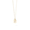 PDPAOLA Mini CZ Initials Necklace, Gold