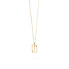 PDPAOLA Mini CZ Initials Necklace, Gold