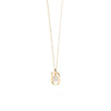 PDPAOLA Mini CZ Initials Necklace, Gold