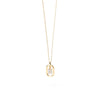 PDPAOLA Mini CZ Initials Necklace, Gold