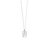 PDPAOLA Mini CZ Initials Necklace, Silver