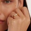 PDPAOLA Signature Link Ring, Gold