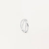 PDPAOLA Twister Ring, Silver