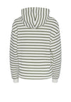 Pieces Chilli Striped Hoodie, White