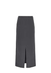 Pieces Bozzy High Waist Ankle Skirt, Magnet