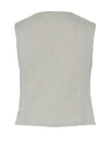 Pieces Pepper Waistcoat, Silver Gray