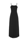 Pieces Pocelle Corsage Maxi Dress, Black