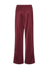 Pieces Felicia Wide Leg Side Stripe Joggers, Wine