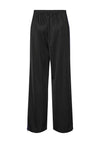 Pieces Felicia Wide Leg Side Stripe Joggers, Black