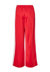 Pieces Grace Wide Leg Joggers, Red