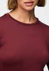 Pieces Fylla Jersey Long Sleeve Top, Wine