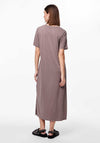 Pieces Anora Knot Detail T-Shirt Dress, Coco Mocha