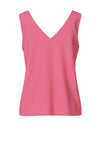 Pieces Franan V Neck Top, Pink Lemonade