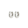 Pilgrim Aica Chunky Hoop Earrings, Silver