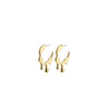 Pilgrim Alana Melting Hoops, Gold