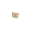 Pilgrim Aspen Crystal Adjustable Ring, Gold