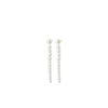 Pilgrim Beat Large Pearl Drop Earrings, Gold