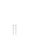 Pilgrim Beat Pearl Drop Earrings, Silver