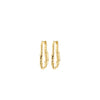 Pilgrim Believe Oval Hoop Earrings, Gold