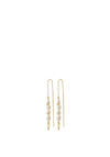 Pilgrim Berthe Pearl Chain Drop Earrings, Gold