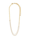 Pilgrim Blink Crystal Necklace, Gold