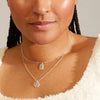 Pilgrim Brenda 2in 1 Coin Necklace, Silver