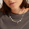 Pilgrim Care Crystal & Freshwater Pearl Necklace, Silver Multi